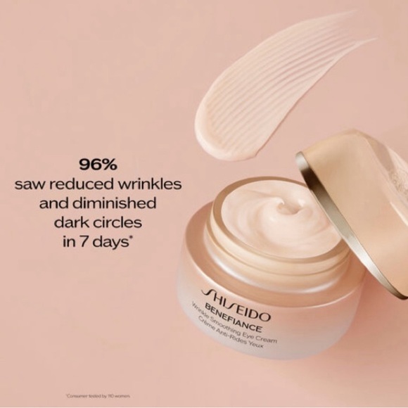 SET—Shiseido Benefiance Wrinkle Smoothing Eye Cream+Complete Cleansing Microfoam - Picture 9 of 15